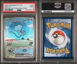 Pokemon 2024 Bubble Mew EX Paldean Fates #232/091 Sir PAF PSA 9 - Image 3