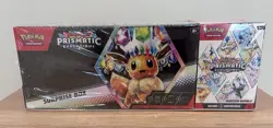Pokemon TCG Prismatic Evolutions 2-Pack Surprise Box & Booster Bundle NEW Sealed - Image 1