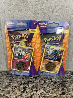 2x Pokemon XY Steam Siege Checklane Blister Floette Lucario Sealed - Image 1