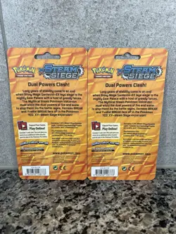 2x Pokemon XY Steam Siege Checklane Blister Floette Lucario Sealed - Image 2