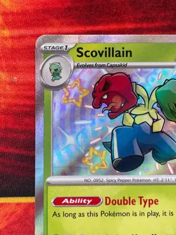 Scovillain Shiny Rare 107/091 - Pokemon SV: Paldean Fates - NM - Image 2