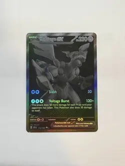 2025 Pokemon SV Zekrom EX Black Bolt Full Art Holo 172/086 - Image 1