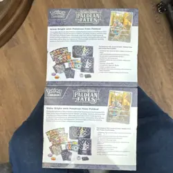 Pokemon TCG Scarlet & Violet Paldean Fates Elite Trainer Box Lot of 2 English - Image 3