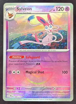 2025 Pokemon SV Prismatic Evolutions Reverse Holo Master Ball #040/131 Sylveon - Image 1