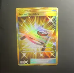 Pokemon TCG Rescue Stretcher Secret Rare Holo 165/147 SM Burning - Image 1