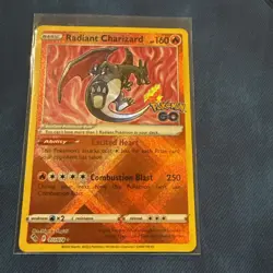 Radiant Charizard 011/078 Near Mint Pokemon GO Holo NM Pokemon 2022 - Image 3