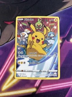 Pikachu SWSH020 Pokemon Black Star Promo LP+ - Image 1
