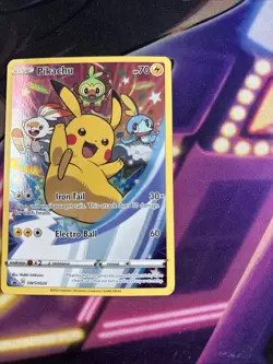 Pikachu SWSH020 Pokemon Black Star Promo LP+ - Image 3
