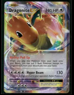 2016 Pokemon XY Evolutions Dragonite EX #72/108 - Image 1