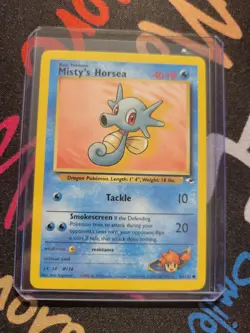 Pokemon Misty's Horsea - WOTC Gym Heroes Common 86/132 Unlimited 2000 - Image 3
