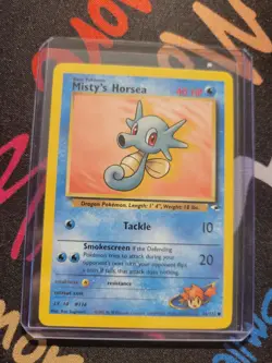 Pokemon Misty's Horsea - WOTC Gym Heroes Common 86/132 Unlimited 2000 - Image 5