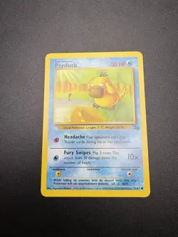 Psyduck 53/62 Fossil 4th Print Pokemon TCG 1999-2000 LP - Image 1