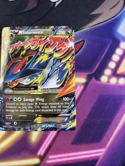 M Salamence EX XY171 Promo XY Black Star Promos Pokemon LP - Image 3