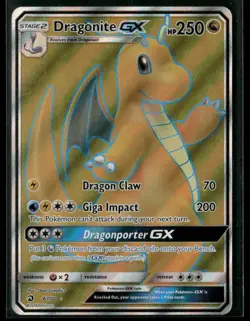 2018 Pokemon Dragonite GX #67/70 Holo Full Art - Image 1
