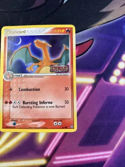 Charizard 6/108 Reverse Holofoil Stamped POKEMON EX POWER KEEPERS MP - Image 3