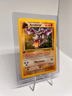 Pokemon TCG Aerodactyl Holo Prerelease Promo 1/62 1st Edition - Image 2
