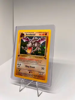 Pokemon TCG Aerodactyl Holo Prerelease Promo 1/62 1st Edition - Image 3