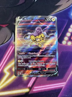 Raikou V GG41/GG70 Crown Zenith: Galarian Gallery Holo Pokemon TCG NM - Image 1