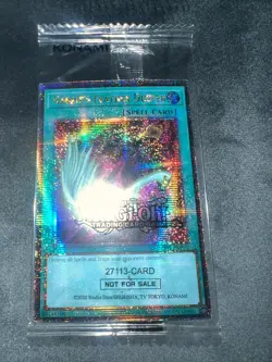 Yu-Gi-Oh Sealed Quarter Century Rare Harpie's Feather Duster EDC1-EN001 Promo SD - Image 1