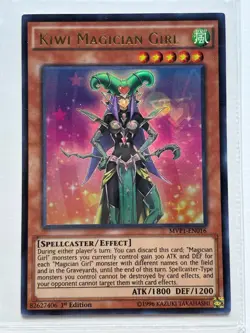 Yu-Gi-Oh Kiwi Magician Girl MVP1-EN016 Ultra Rare 1st Edition NM - Image 1