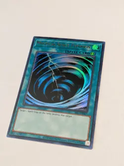 Yugioh Mystical Space Typhoon SRL-EN047 25th Anniversary Ultra Rare NM - Image 2
