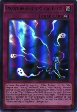 PHANTOM KNIGHT'S FOG BLADE ORIGINAL ULTRA RARE 1ST EDITION WIRA-EN009 YUGIOH! - Image 1