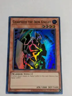Yugioh Gearfried the Iron Knight PSV-EN101 Super Rare 25th Anniversary - Image 1