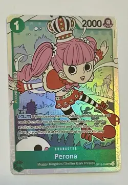 Perona OP12-034 English SR Super Rare Legacy of the Master Foil. Excellent Shape - Image 1