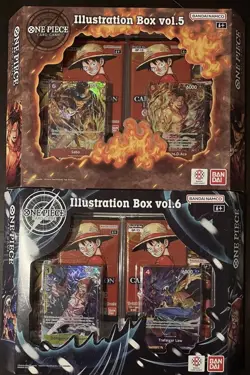 One Piece Illustration Box Vol 5 + Vol 6 Lot Set Of 2 Sealed - Image 1