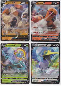 Pokemon Ultra Rare V- 4 Card Lot - Sword and Shield! - Image 1