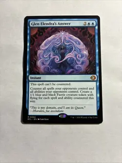 Glen Elendra's Answer - Lorwyn Eclipsed MTG Plus Bonus Card!!! - Image 1