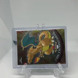 NM 2000 Pokemon Topps Chrome TV CHARIZARD #06 Base BC Foil - Get It Graded! Card - Image 4