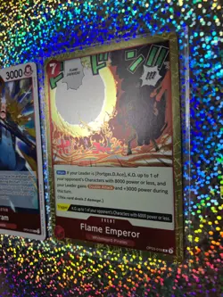 One Piece Card Game Foil: OP04-002 Igaran; OP03-003 Izo; OP03-016 Flame Emperor - Image 4