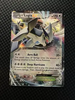 Lugia EX 68/98 XY-Ancient Origins Holo Pokemon Card MINT Condition - Image 1