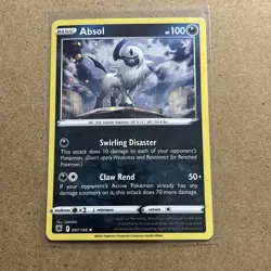 Pokemon TCG Sword & Shield Astral Radiance Absol Holo Card Cosmo Rare 097/189 - Image 1