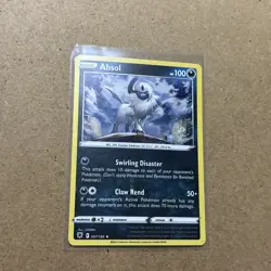 Pokemon TCG Sword & Shield Astral Radiance Absol Holo Card Cosmo Rare 097/189 - Image 2
