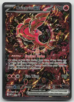 Pokemon TCG Oricorio EX Promo 024 Card Near Mint Condition - Image 1