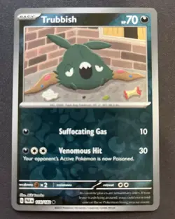 Trubbish - Reverse Holo - 116/182 - Paradox Rift - Pokemon Trading Card - Image 1