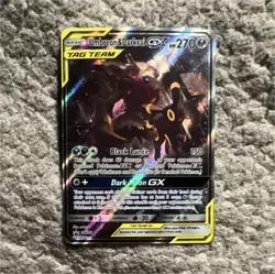 Pokemon Umbreon & Darkrai GX TAG TEAM Holo Basic Card English Standard - Image 1