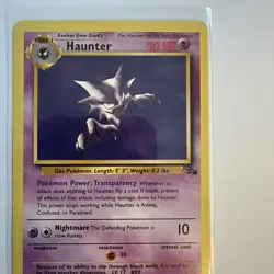 Haunter - 21/62 - Pokemon Fossil Unlimited Rare Card WOTC NM - Image 4