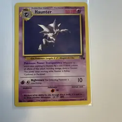 Haunter - 21/62 - Pokemon Fossil Unlimited Rare Card WOTC NM - Image 5