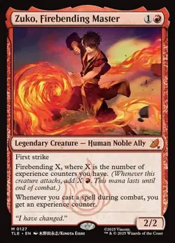 Zuko, Firebending Master TLE NM MTG - Image 1