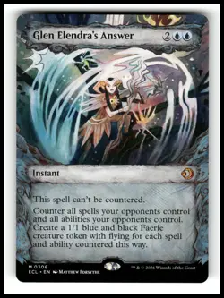 Glen Elendra's Answer (Showcase) M Lorwyn Eclipsed 306 NM - Image 1
