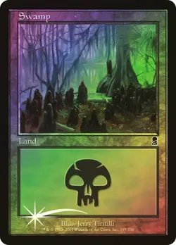 Odyssey MTG FOIL Swamp (#339) Magic - Image 1