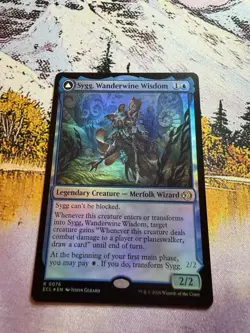 Sygg, Wanderwine Wisdom // Sygg, Wanderbrine Shield - Foil Lorwyn Eclipsed MTG - Image 1