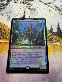 Sygg, Wanderwine Wisdom // Sygg, Wanderbrine Shield - Foil Lorwyn Eclipsed MTG - Image 4