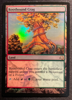 MTG Rootbound Crag — Premium Deck Series: Slivers Foil NM - Image 1