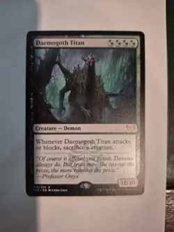 MTG - Daemogoth Titan Strixhaven: School of Mages Regular - NM 174/275 (C) - Image 1
