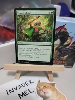 Elven Ambush x1 Magic the Gathering MTG Kaldheim 391 NM Green Edh Commander - Image 1