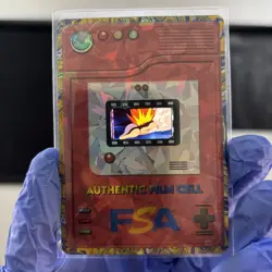 Cyndaquil Authentic Film Cell FSA Promo Pokemon Movie 2000 Frame Holo Rare - Image 2